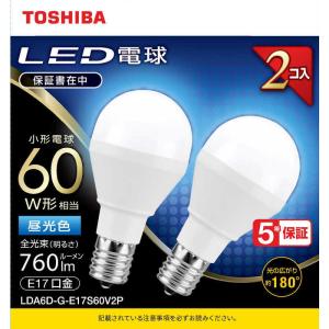 TOSHIBA（東芝） TOSHIBA LED電球 口金E17 ミニクリプトン形 LDA6L-G