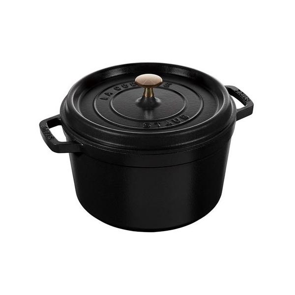 ストウブ staub グランドココット 24cm ブラック 40502-285 日本正規品