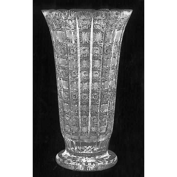 ボヘミアングラス 500PKカット 花瓶（フラワーベース） : コリーネ