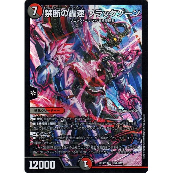 デュエル・マスターズ 禁断の轟速 ブラックゾーン(ヒーローレア) 闇の