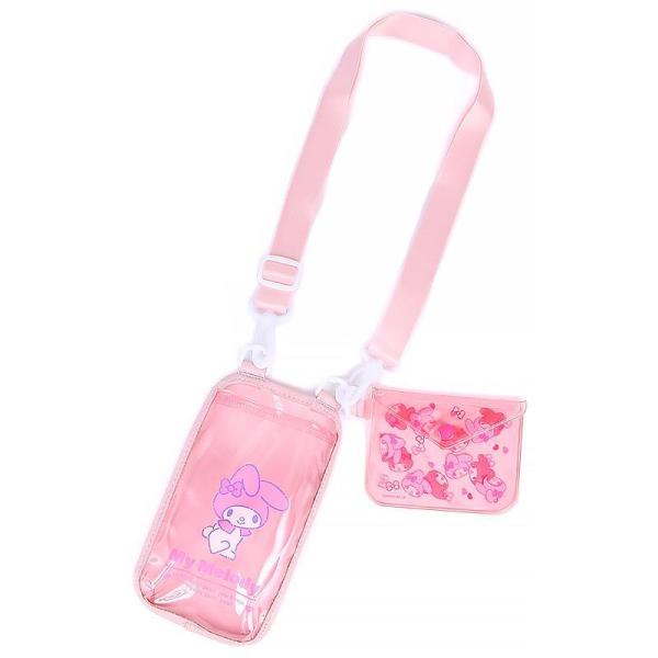 マイメロディ おでかけショルダーバッグ ポーチ スマホポーチ ビニール