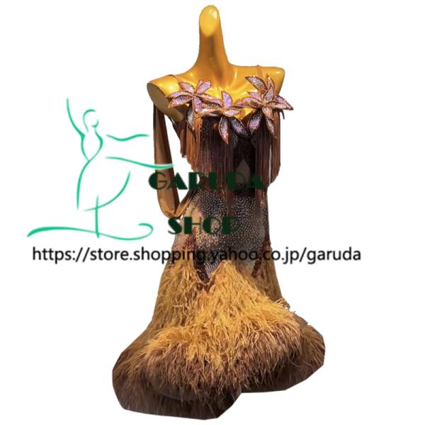 Garuda SHOP レディース社交ダンス衣装 ダンスドレス サイズオーダー