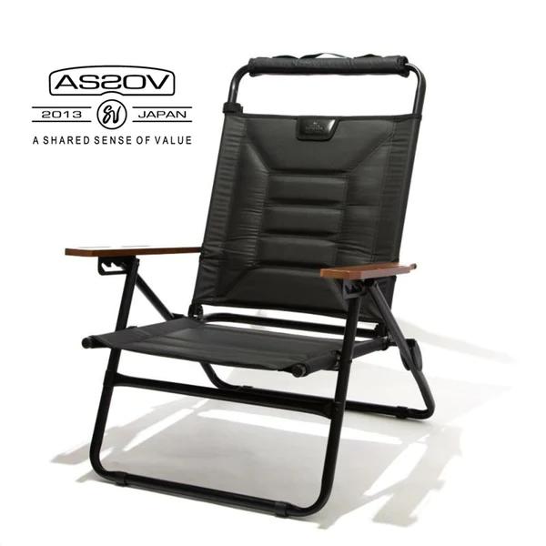 AS2OV（アッソブ） HIGH BACK RECLINING LOW ROVER CHAIR BLACK