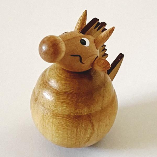 木製の十二支（干支） の 2024 たつ（辰）の起き上がりこぶし 木