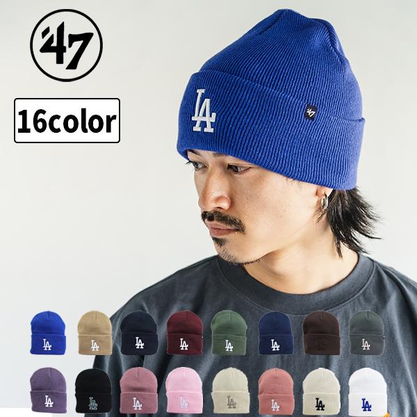 47（フォーティーセブン） ニット帽 カフニット ドジャース Los