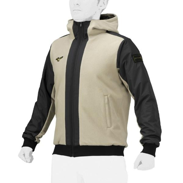 MIZUNO（ミズノ） 野球 フリース パーカー メンズ プルーフフリース