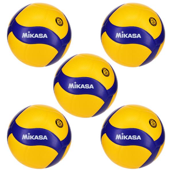 MIKASA（ミカサ） バレーボール 検定球 4号 × 5個セット V400W MIKASA
