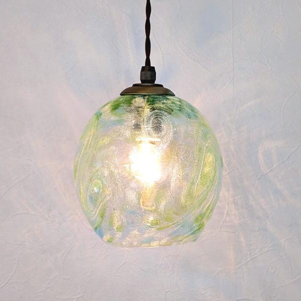 琉球ガラスシーリングランプ ペンダントランプ takumi2 : ランパデール