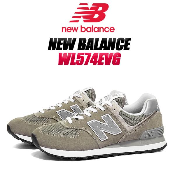 574シリーズ NEW BALANCE WL574EVG width B GRAY EVERGREENER PACK