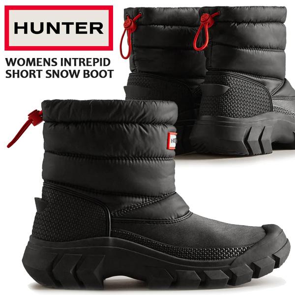 HUNTER（ハンター） HUNTER WOMENS INTREPID SHORT SNOW BOOT BLACK