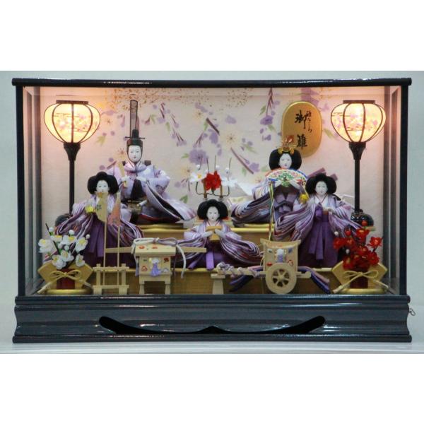 ガラスケース 五人 雛人形」の人気商品一覧 | 安い商品を通販サイト