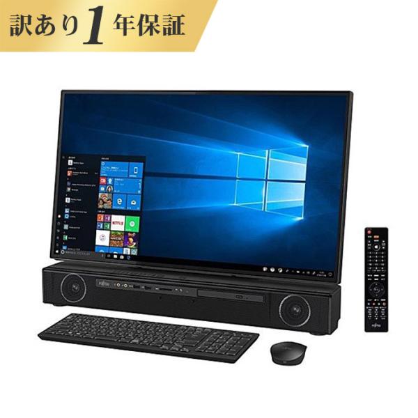 富士通（FUJITSU） デスクトップパソコン office付き 新品 同様 TV