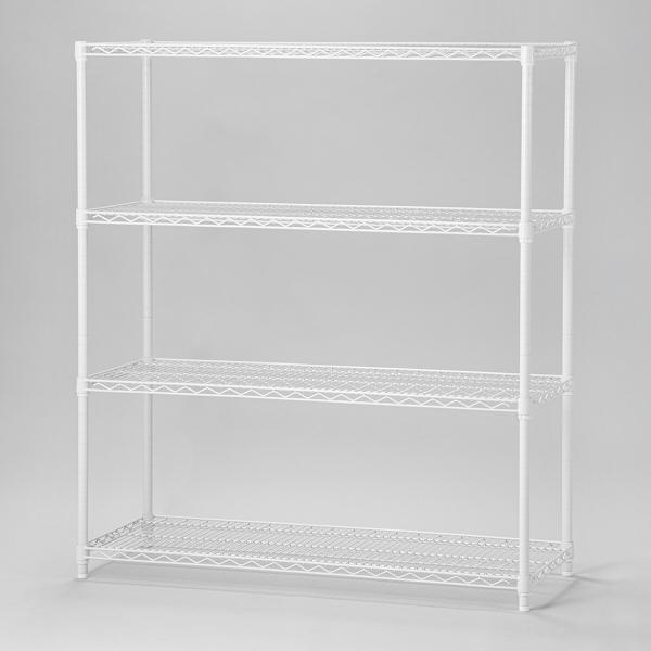 ニトリ（NITORI） スチールラック(KJ25 幅120cm 4段 ホワイト