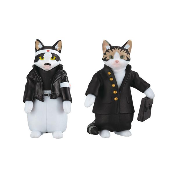なめんなよ なめ猫 フィギュアこれくしょん【ヒゲオ/ドラ吉】2種セット