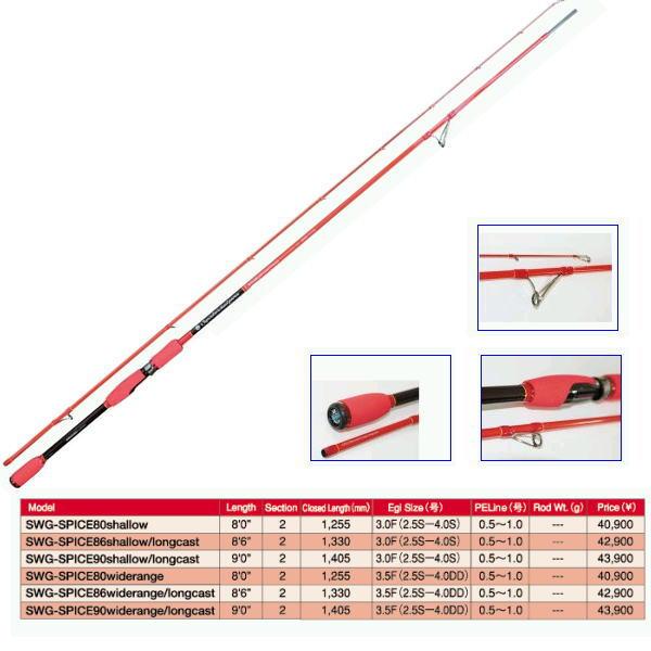 BREADEN（ブリーデン） SWG SPICE 86 widerange Longcast(スパイス86WR