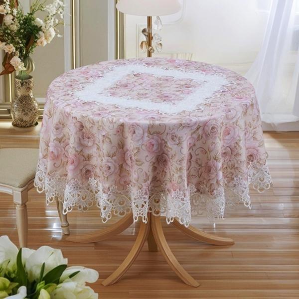 リードカキノ テーブルクロス 撥水加工 直径 150cm 円形 丸形 おしゃれ