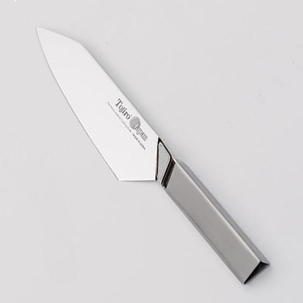 藤次郎 ORIGAMI 折紙 三徳ナイフ ミラー仕上げ ステンレス : ツバメの