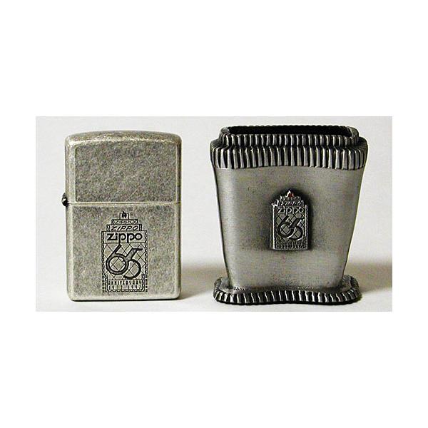 Zippo 65周年記念モデル 2点セット　hi-liteオリジナル卓上灰皿