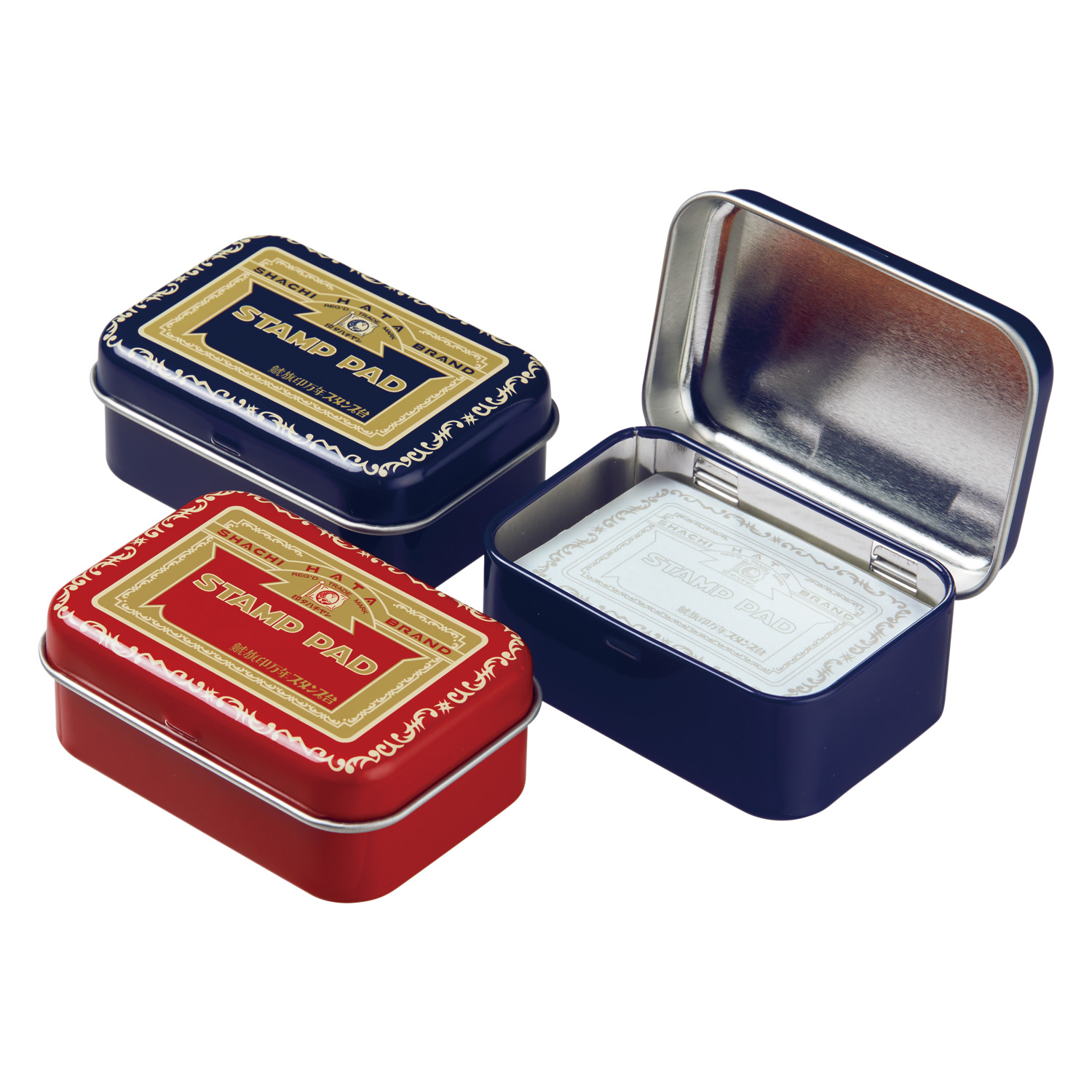 万年スタンプ台缶入りメモ 赤|ZEV-TW-MH-002|商品カタログ|シヤチハタ