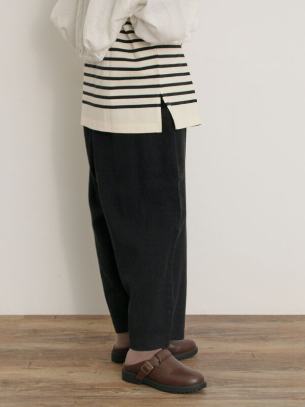 セール】 【Cross×Linen】サイドポケットパンツ ≪M/Lサイズ