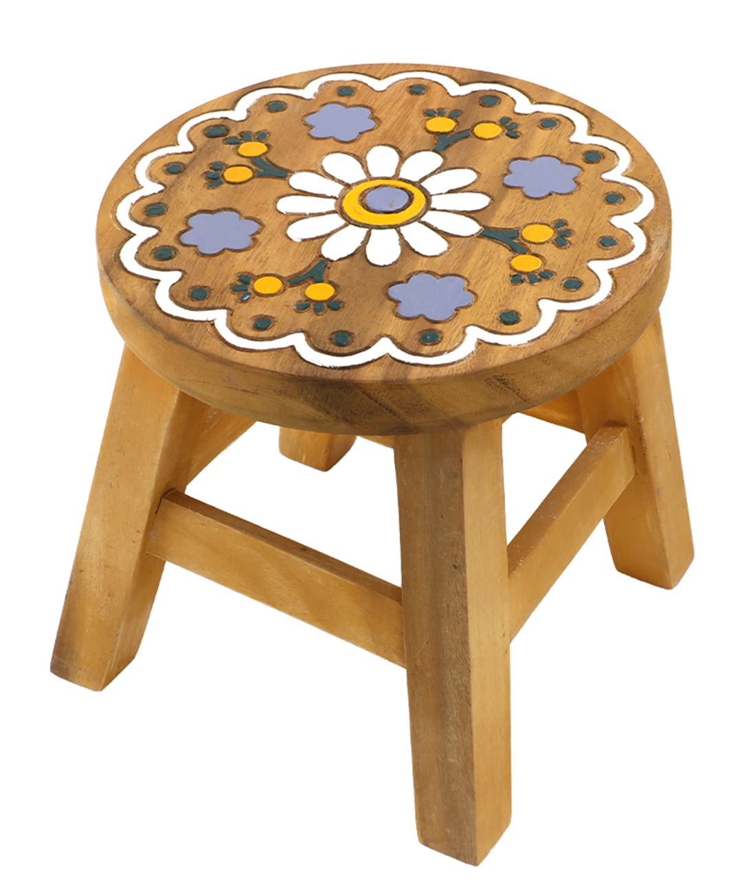 ラウンドスツール フラワー【WEB限定】 / 椅子・スツール | エスニック