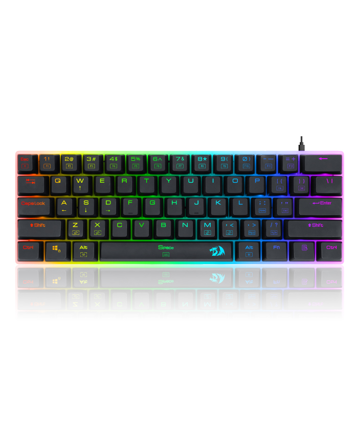 REDRAGON ゲーミングキーボード 英語 巨大サイズ 赤軸 メカニカル