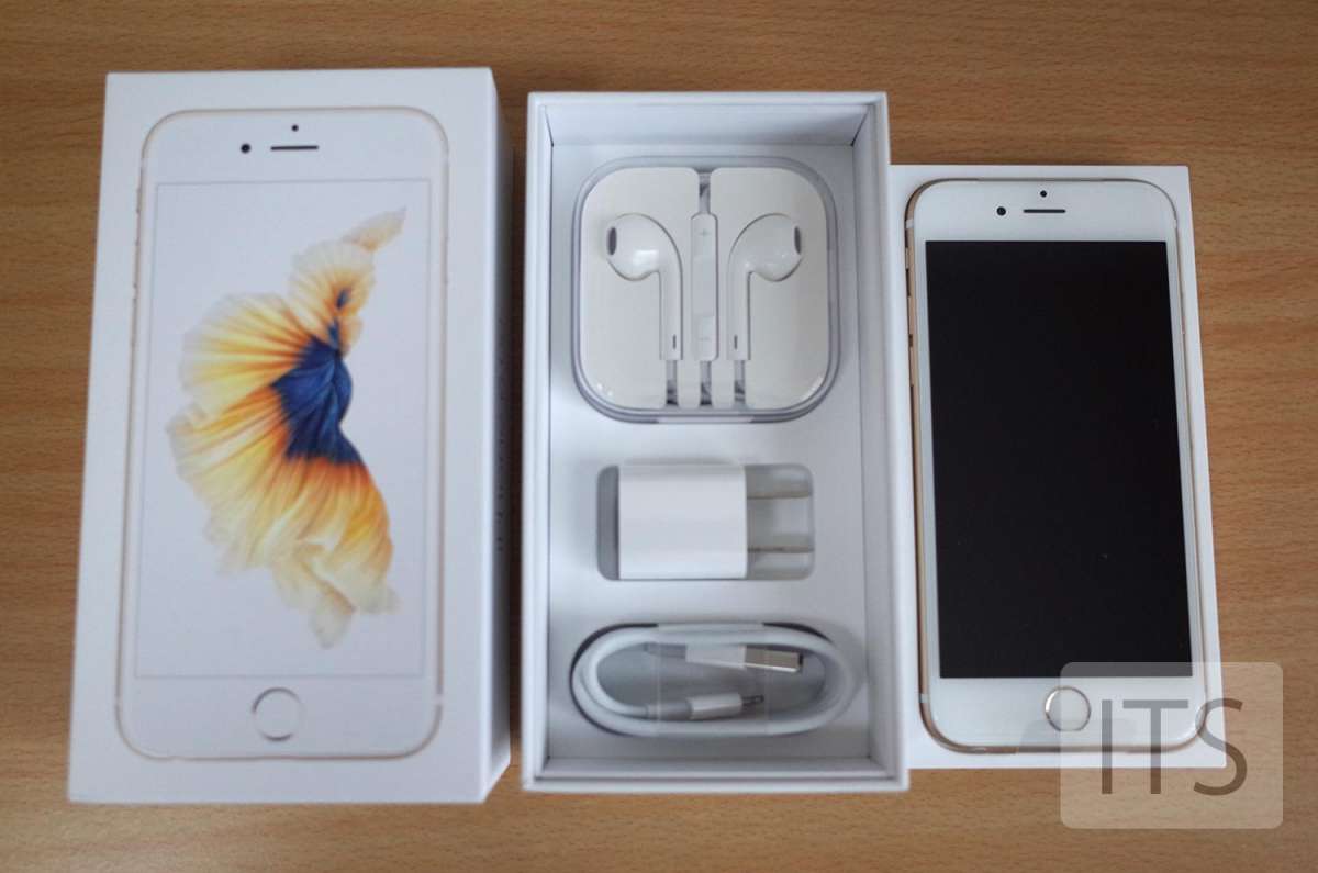 iPhone6s ゴールドの開封レビュー！見た目の違いは「S」の文字だけ