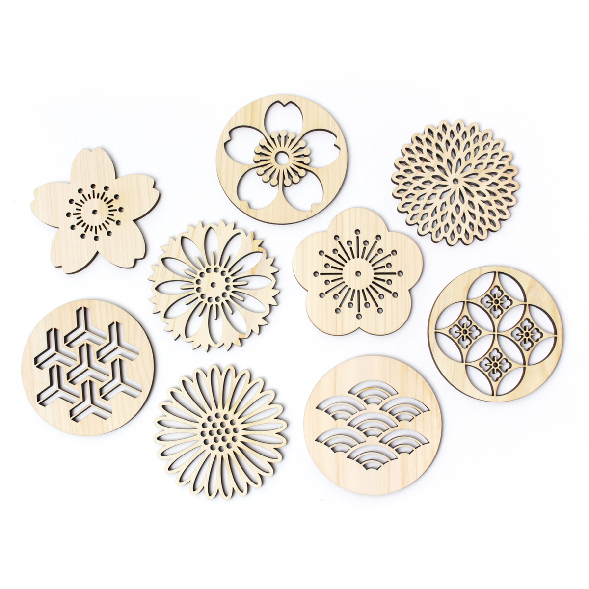 ヒノキのコースター - ニッポンの記念品なら「これいい和」-伝統工芸品