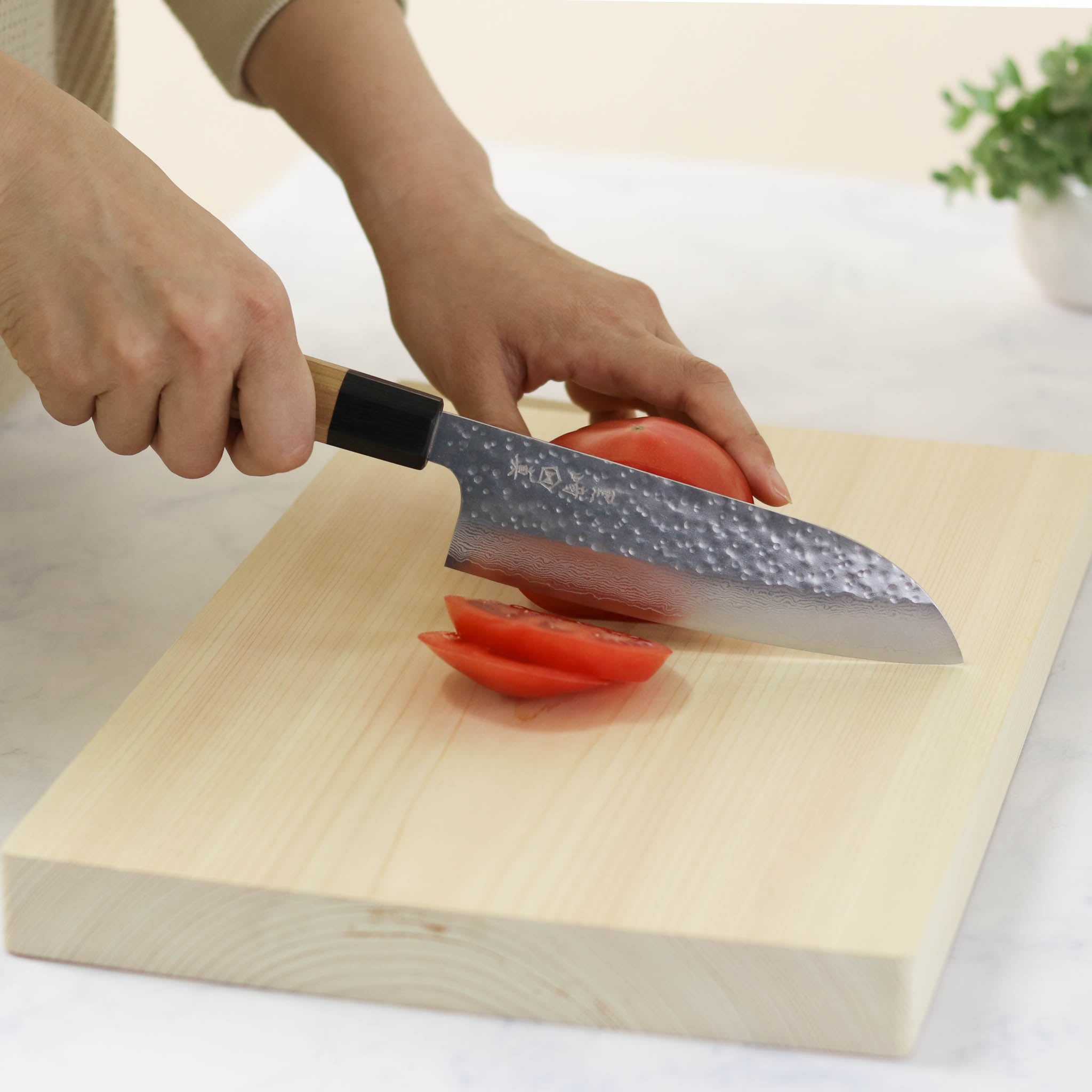 越前打刃物 包丁 | STYLE-K | 中三徳 15cm 両刃