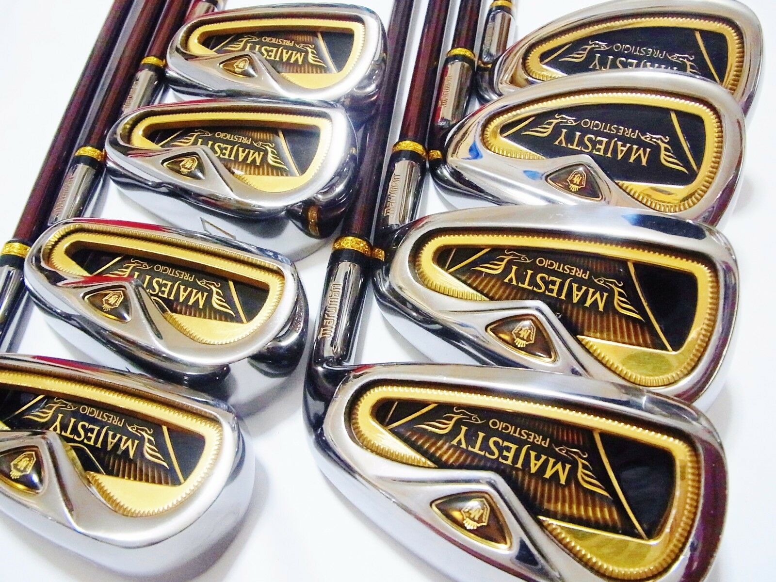 MARUMAN MAJESTY PRESTIGIO GOLD PREMIUM 8PC R-FLEX IRONS SET GOLF