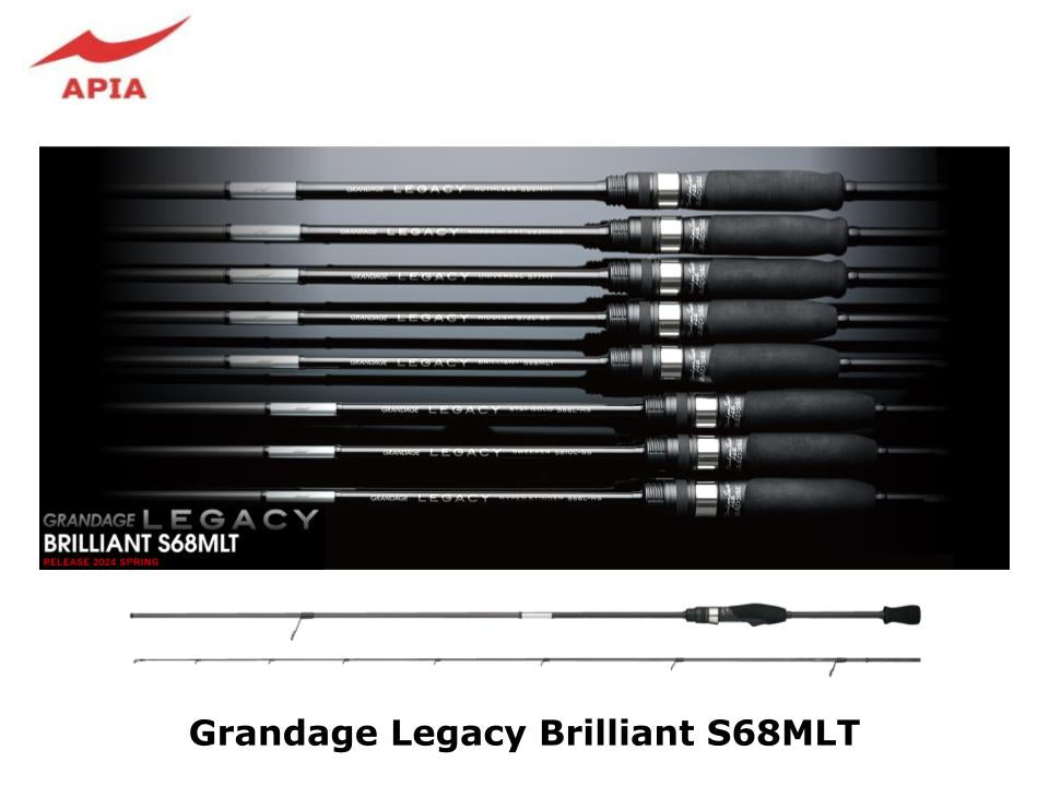 Apia Grandage Legacy Brilliant S68MLT – JDM TACKLE HEAVEN
