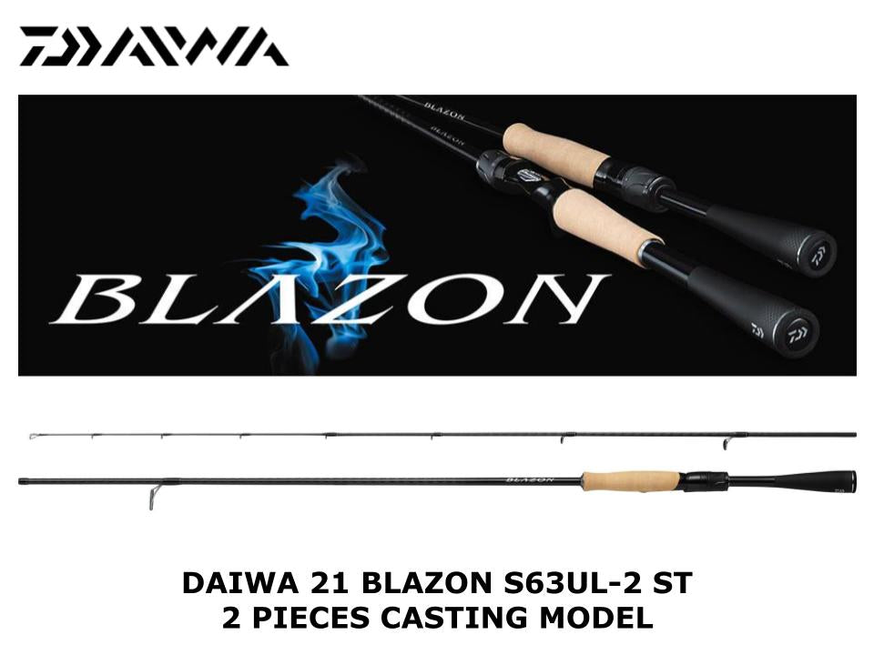 Daiwa 21 Blazon 2 Pieces Spinning Model S63UL-2 ST – JDM TACKLE HEAVEN