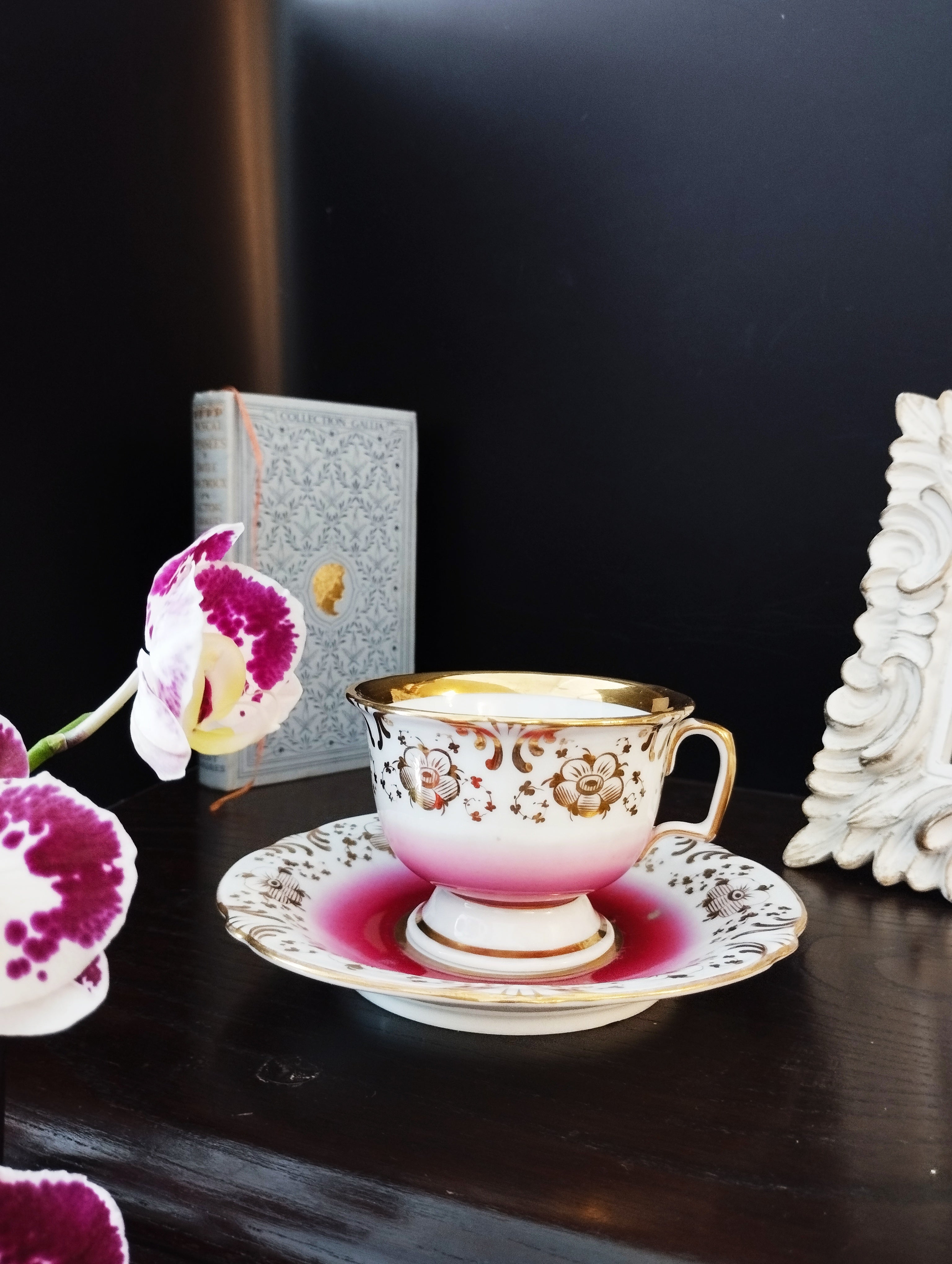 ◇ MPM SAXONIA ◇ カップ＆ソーサー 19世紀のカップ＆ソーサー MPM