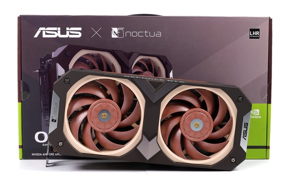 ASUS RTX3070-O8G-NOCTUA」をレビュー。NF-A12x25搭載で激冷え、超静音