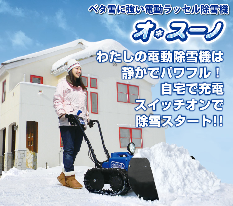 ササキ除雪機ER-802DX sasaki 電動ラッセル除雪機 オ・スーノ DXモデル