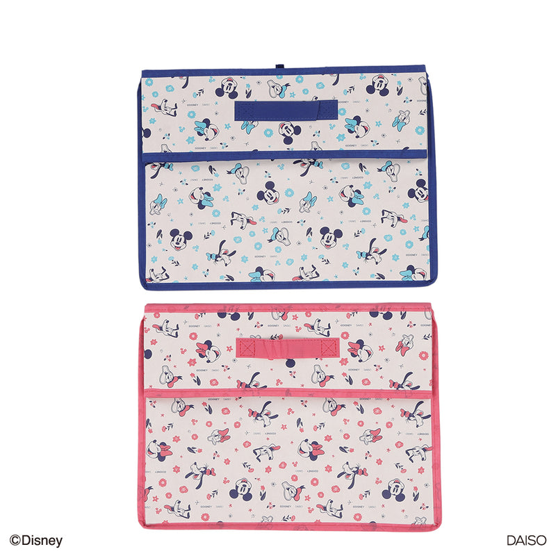 フタ付収納ボックス、カラーBOX対応、ハーフサイズ（ミッキー