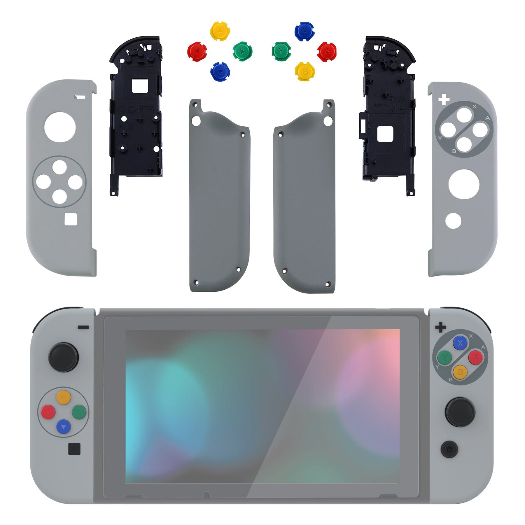 eXtremeRate NS Switch用ジョイコン交換フルセットシェルケースボタン