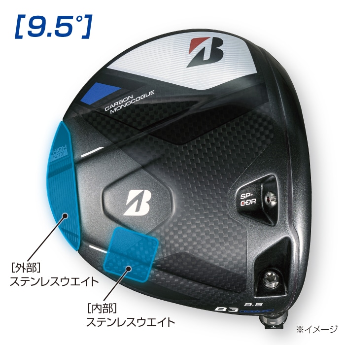 2024年モデル】【B シリーズ】 B3MAX DRIVER ［VANQUISH BS40 for MAX
