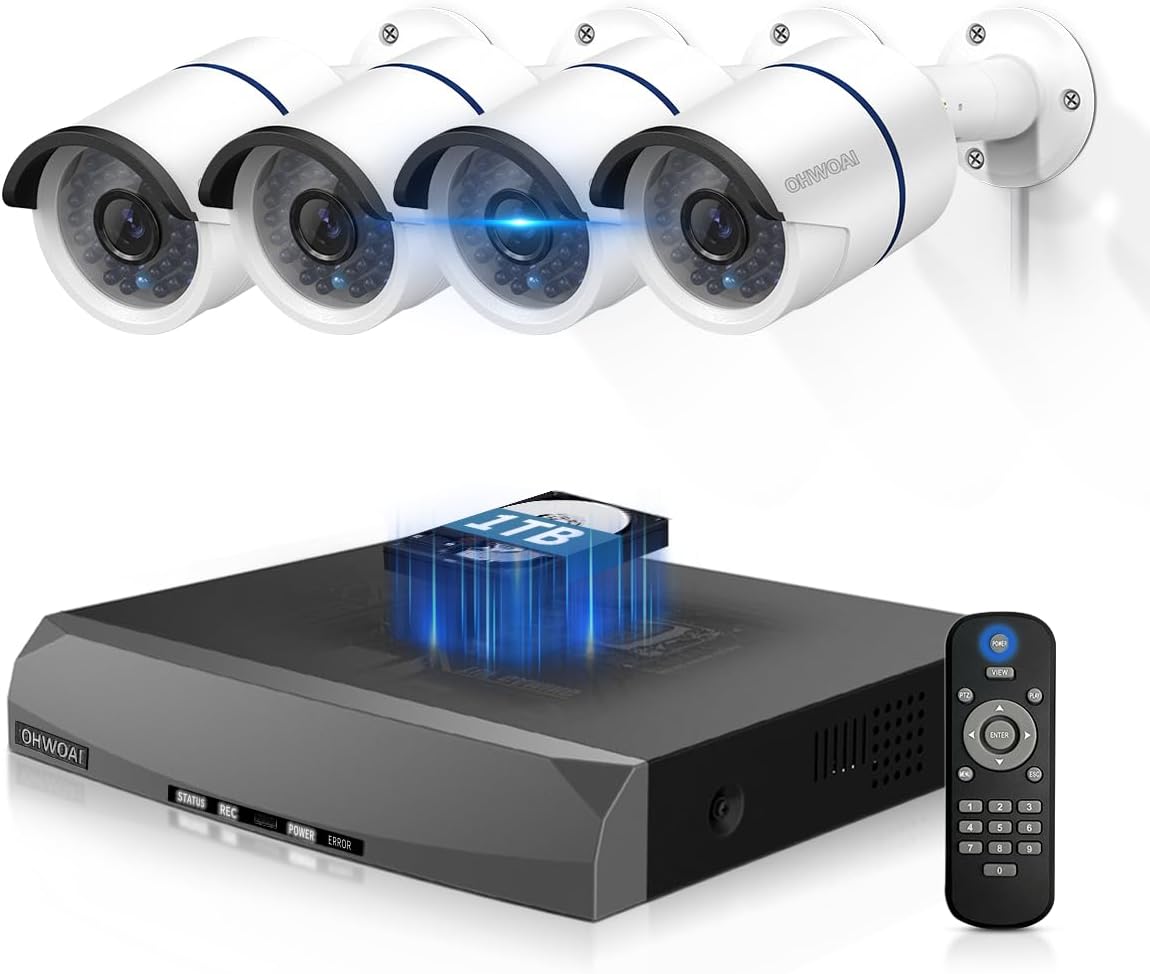 30メートル超強暗視】POE防犯カメラセット 防犯カメラ 屋外 POE給電