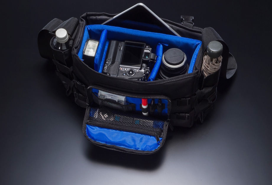 機動力・収納力・拡張性にこだわった、60のポイント カメラバッグ CBG