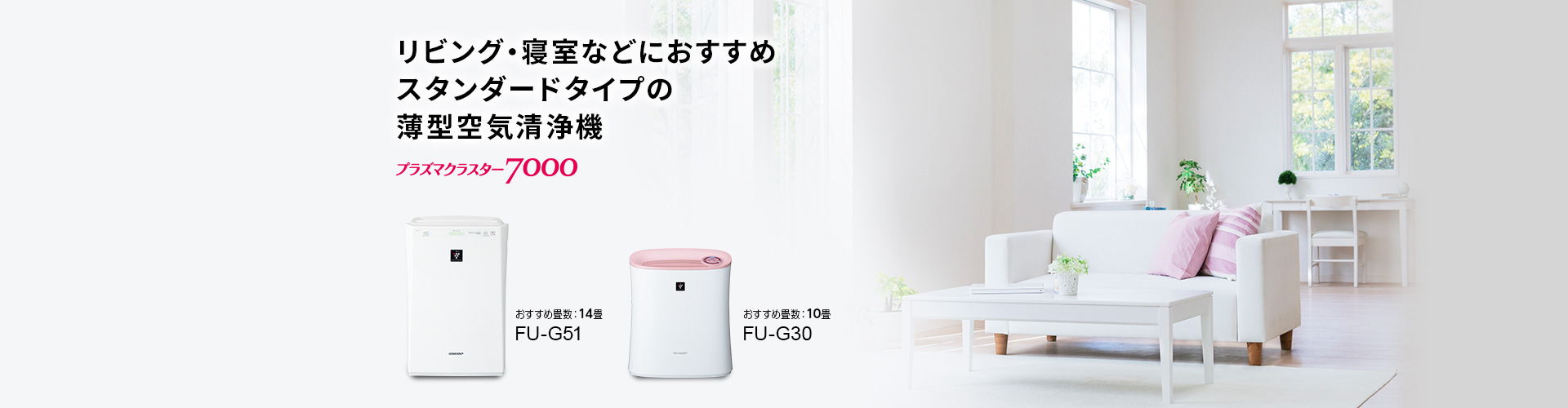 SHARP 空気清浄機 FU-G30 プラズマクラスター搭載 2台セット 【公式通販】