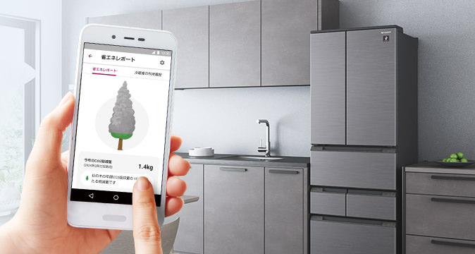 COCORO HOME | SJ-MF46M | 冷蔵庫：シャープ