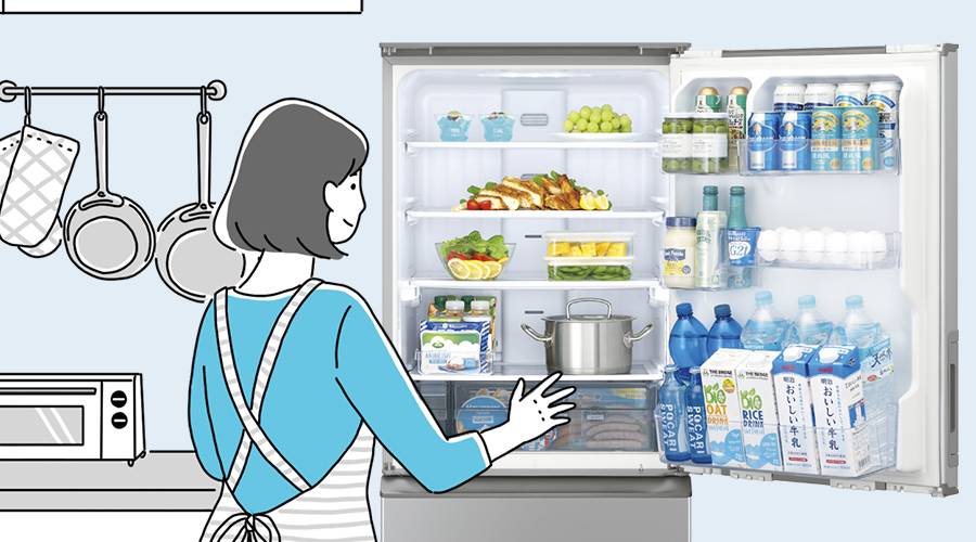 省エネ | SJ-XW46P | 冷蔵庫：シャープ