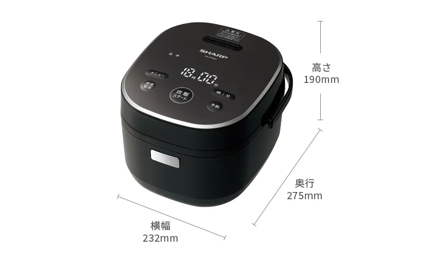 仕様 / 寸法 | KS-CF05D | 炊飯器：シャープ