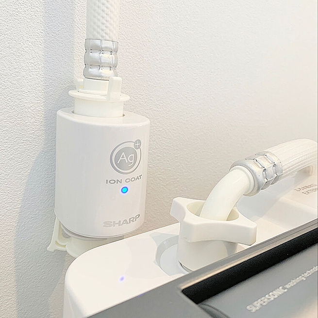 銀イオンホース、使ってみました！SHARP×RoomClip コラボ企画 | 洗濯機