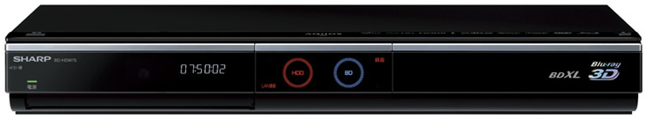機種別情報（BD-HDW75：正面写真）｜サポート・お問い合わせ：シャープ