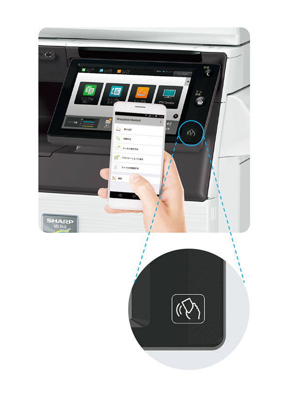 特長-つながる-｜デジタルフルカラー複合機 MX-3661 / MX-3161 / MX