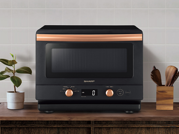 SHARP 電子レンジ[18L/50・60Hz/ワイドフラットテーブル/縦開き