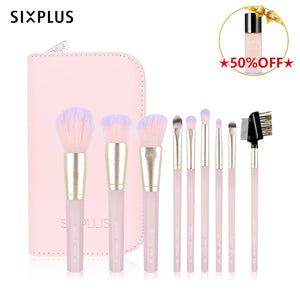 SIXPLUS ピンク八角9本メイクブラシセット- 今すぐ買う – SIXPLUS Tokyo