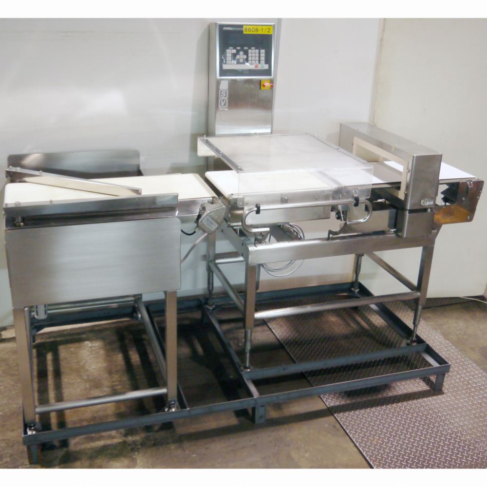 金属検出機付オートチェッカー 振り分け機付 中古 アンリツ KW5417DP4D